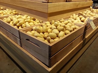Bedýnka na brambory 45x30x12,5cm - 6 Bedýnka na brambory