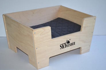 pelíšek pro psa ALBI 100x80cm - ALBI šedá pik L