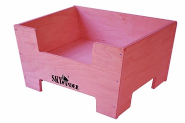 pelíšek pro psa ALBI 60x40 cm - Pelech 2 růžová L