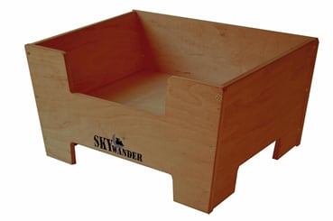 pelíšek pro psa ALBI 100x80cm - Pelech 2 hnědá L