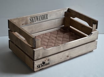 pelíšek pro psa KLONDIKE Sky 60x40 cm - KLONDIKE Sky - hnědá pik