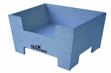 pelíšek pro psa ALBI 100x80cm - Pelech 2 modrý L