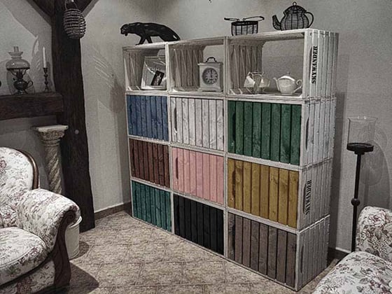 Nábytková stěna VINTAGE stavebnice